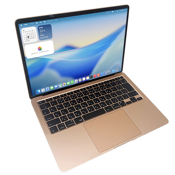 Apple MacBook Air 13.3inch MGNE3J/A A2337 Late 2020 選べるOS TouchID [Apple M1チップ8コア 16GB SSD512GB 無線 BT カメラ 13.3 Gold] :美品sub_image2