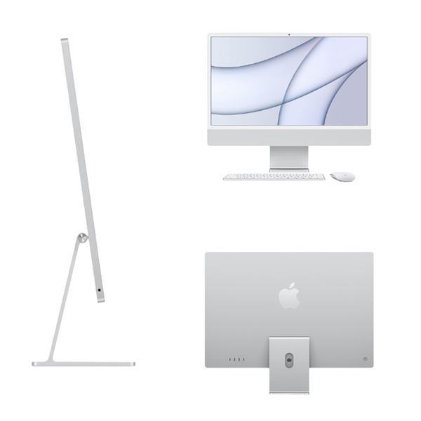 【中古パソコン】Apple iMac 24inch MGPD3J/A A2438 4.5K 2021 一体型 Touch ID [Apple M1 8コア メモリ16GB SSD1TB 無線 BT カメラ 24インチ Silver ]:美品sub_image4