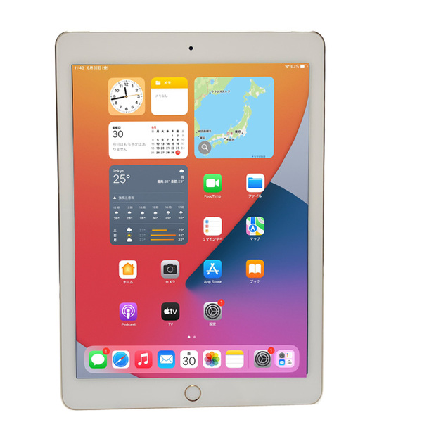 Apple iPad Air2 MH172J/A A1567 Retina SoftBank Wi-Fi+Cel 64GB [ A8X 64GB 9.7 iPadOS 15.8.3 ゴールド ] :良品sub_image3