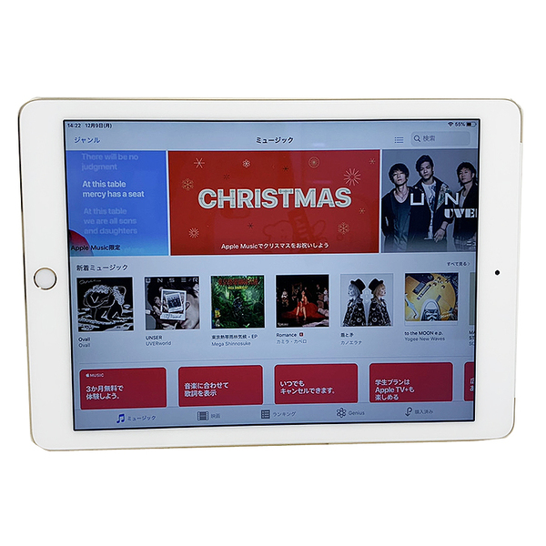 Apple iPad Air2 MH1C2J/A  Retina SoftBank Wi-Fi+Cellular 16GB指紋認証 [ A8X 16GB(SSD) 9.7インチ iPadOS 14.1 ゴールド ] :良品 中古sub_image3
