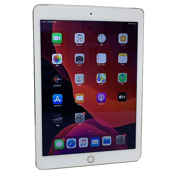 【中古iPad】Apple iPad Air2 MH1C2J/A  Retina SoftBank Wi-Fi+Cellular 16GB 指紋認証 [ A8X 16GB(SSD) 9.7インチ iPadOS 14.1 ゴールド ] :アウトレットsub_image2