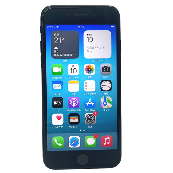 【SIMロック解除済】Apple iPhone SE(第2世代)MHGP3J/A A2296 mineo 本体 64GB Retina TouchID [A13 64GB 4.7インチ OS17.7 ブラック]:良品sub_image4