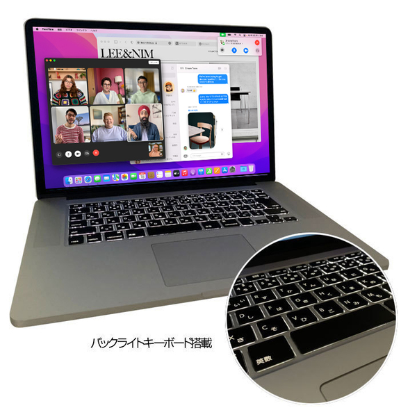 【新品バッテリ】Apple MacBook Pro 15.4inch MJLT2J/A A1398 Mid 2015 選べるOS [core i7 4870HQ 16G SSD512GB 無線 BT カメラ 15.4] :アウトレットsub_image6