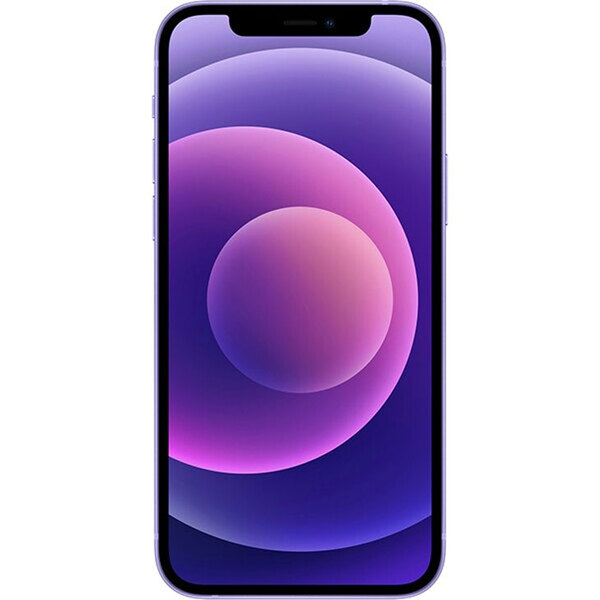 【SIMロック解除済】Apple iPhone12 MJNH3J/A A2402 au 本体 64GB Retina FaceID [A14 64GB 6.1インチ OS18.6 パープル]:良品sub_image3