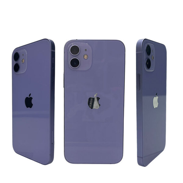 【SIMロック解除済】Apple iPhone12 MJNH3J/A A2402 au 本体 64GB Retina FaceID [A14 64GB 6.1インチ OS18.6 パープル]:良品sub_image5