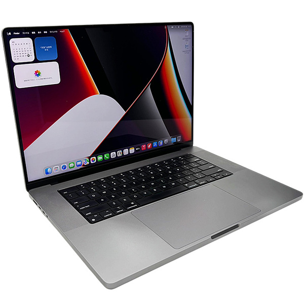 Apple MacBook Pro 16inch MK183J/A A2485 Late 2021 USキー TouchID 選べるOS [Apple M1 Pro 10コア 32GB SSD512GB 無線 BT カメラ 16.2 Space Gray ]:良品sub_image2