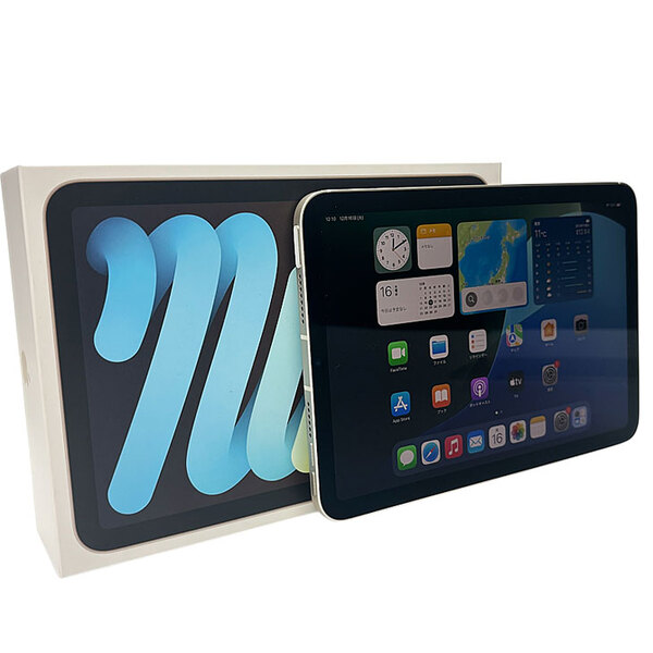 【今だけモバイルバッテリ付き】Apple iPad mini6 MK8H3J/A A2567 6世代 Wi-Fi-Cell 256GB 2021年 au [ A15 6コア 8.3 スターライト SIMロック解除済み] :良品sub_image4
