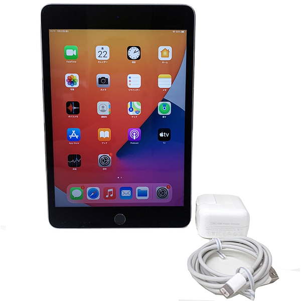 Apple iPad mini4 MK9N2J/A  Wi-Fiモデル 128GB [ A8 SSD128GB 7.9インチ iPad OS 14.4.2 スペースグレイ ]:良品sub_image1