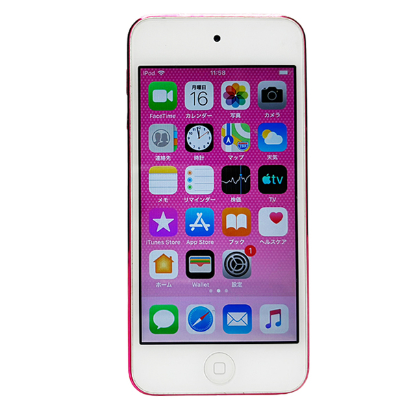 【新品バッテリに交換済】Apple iPod touch6 第6世代 MKGW2J/A [64GB 4インチRetinaディスプレイ Wi-fi カメラ iOS12.5.7 ピンク] :良品 中古 アイポッドsub_image4