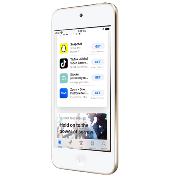 【新品バッテリに交換済】Apple iPod touch6 第6世代 MKHT2J/A  [32GB 4インチRetinaディスプレイ Wi-fi カメラ iOS12.5.7 ゴールド] :良品 中古 アイポッドsub_image4