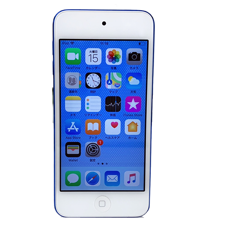 【新品バッテリに交換済】Apple iPod touch6 第6世代 MKHV2J/A [32GB 4インチRetinaディスプレイ Wi-Fi カメラ iOS12.5.7 ブルー] :アウトレット 中古sub_image4
