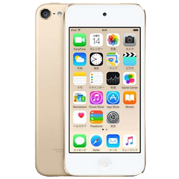 【新品バッテリに交換済】Apple iPod touch6 第6世代 MKWM2J/A  [128GB 4インチRetinaディスプレイ Wi-fi カメラ iOS12.5.7 ゴールド] :良品 中古 アイポッドsub_image3