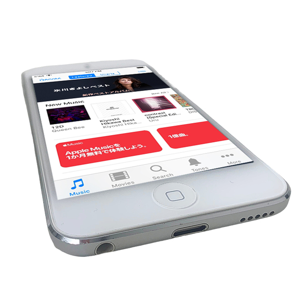 【新品バッテリに交換済】Apple iPod touch6 第6世代 MKWR2J/A [128GB 4インチRetinaディスプレイ Wi-fi カメラ iOS12.5.7 シルバー] :良品 中古 アイポッドsub_image4