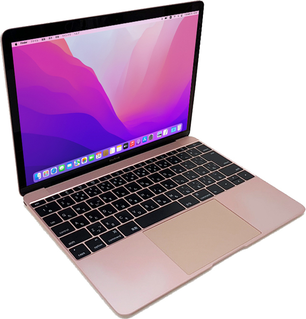 【中古パソコン】Apple MacBook 12inch MMGL2J/A A1534 Retina Early 2016 ローズゴールド 選べるOS Monterey or Bigsur [CoreM3 1.1GHz 8G 256G 無線 BT カメラ] :アウトレットsub_image2