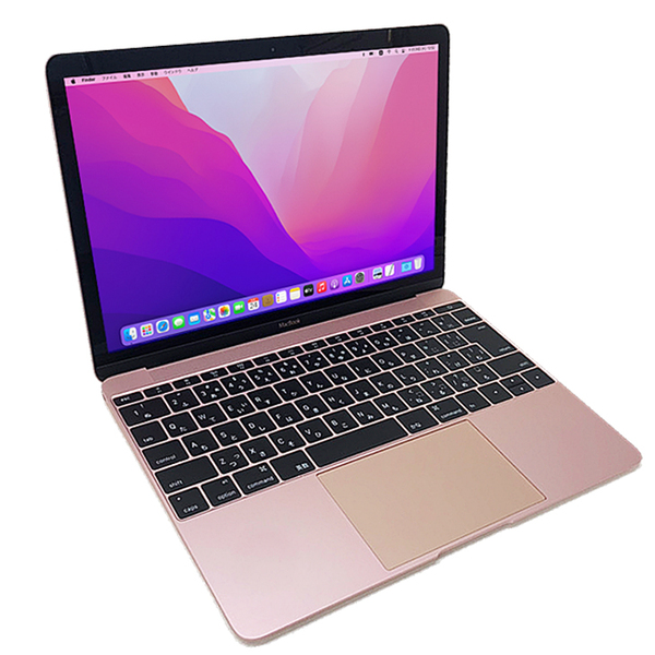 【中古パソコン】Apple Macbook 1100 MMGM2J/A A1534 Early 2016 選べるOS Monterey or Bigsur [coreM5 8GB SSD512GB 無線 BT カメラ 12インチ　ローズゴールド ] :良品sub_image2