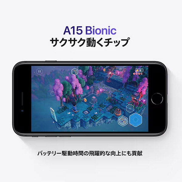 【SIMロック解除済】Apple iPhone SE(第3世代) MMYD3J/A  A2782 au スマホ 本体 RetinaHD TouchID [A15 64GB 4.7インチ OS18.6.2 スターライト 純箱]:良品sub_image4