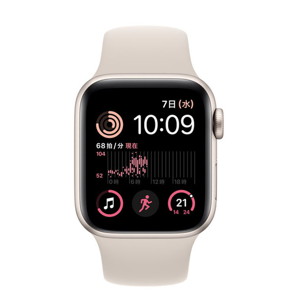 【極美品】Apple Watch SE 第2世代(GPSモデル)40mm MXEF3J/A　A2722 [スターライトアルミニウムケース スポーツバンド] アップルウォッチSE2 :ほぼ未使用sub_image3