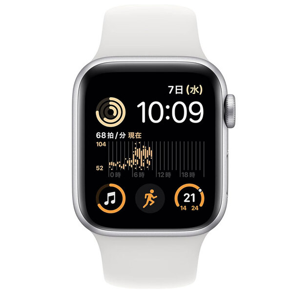 【中古パソコン 中古】Apple Watch SE 第2世代(GPSモデル)40mm MNJV3J/A　A2722 [シルバーアルミニウムケース ホワイトスポーツバンド] アップルウォッチSE2 :美品sub_image3