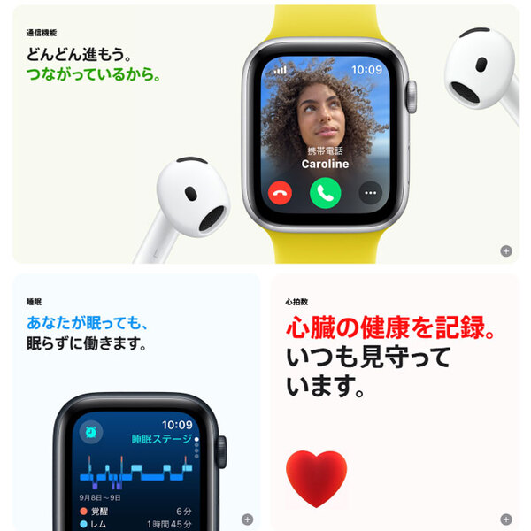【中古】Apple Watch SE 第2世代(GPSモデル)44mm MNK03J/A　A2723 [ミッドナイトアルミニウムケースとミッドナイトスポーツバンド] :良品sub_image3