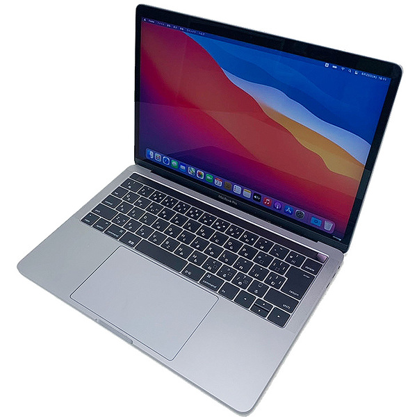 【中古パソコン】Apple Macbook Pro MNQF2J/A CI5-2900 A1706 2016 [core i5 6267U 2.9GHz 8GB SSD512GB カメラ 無線 BT 13.3 macOS BigSur 11.4 スペースグレイ] :訳ありsub_image2