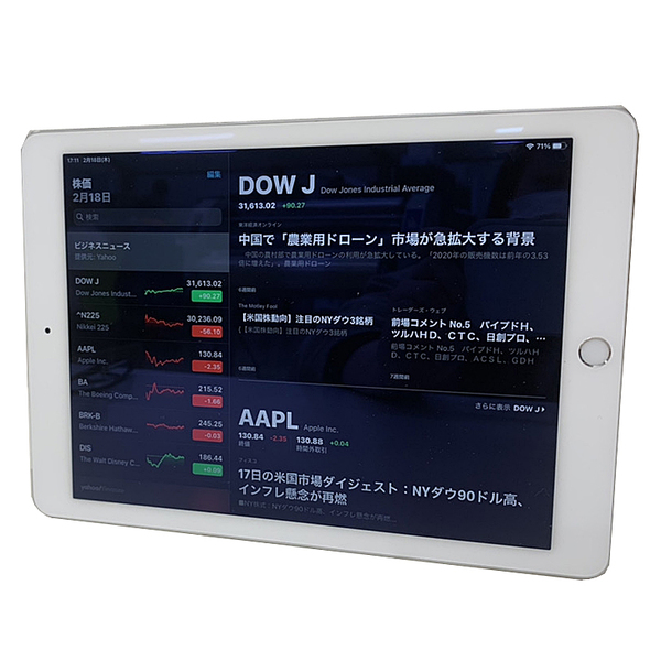 【中古iPad】Apple iPad Air2 MNV62J/A Retina  Wi-Fi 32GB 指紋認証 [ A8X 32GB(SSD) 9.7インチ iPadOS 14.6 シルバー ] :良品sub_image4