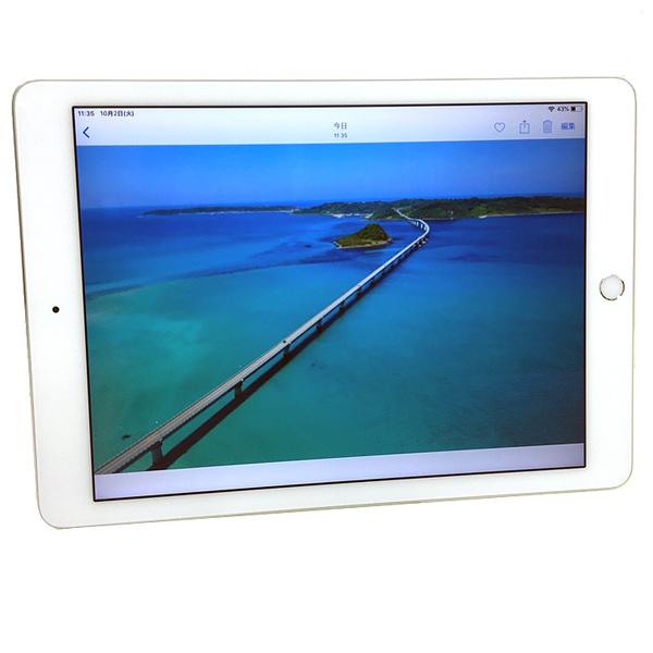 Apple iPad Air2 MNVQ2J/A Retina au Wi-Fi+Cellular 32GB 指紋認証 [ A8X 32GB(SSD) 9.7インチ iPadOS 13.5.1 シルバー ] :良品 中古sub_image5