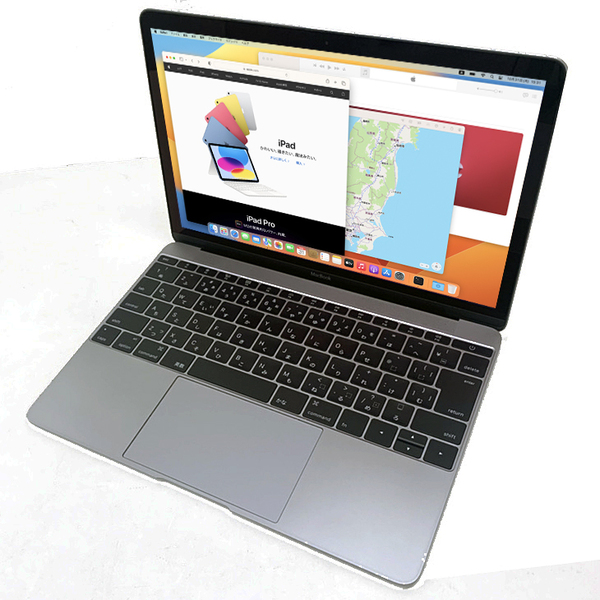 【新品バッテリに交換済】Apple MacBook 12inch MNYF2J/A A1534 Retina Early 2017 選べるOS  [core i5 7Y54 メモリ16GB 256GB 無線 BT カメラ 12inch Space Gray ]:良品sub_image3