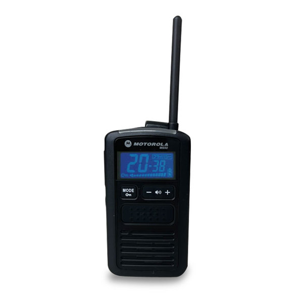 MOTOROLA SOLUTIONS MS50 特定小電力トランシーバー　(免許不要)小型軽量　カフェ レストラン　ワークレジャー　イベントに　142通グループ通信　2段階音質切り替え機能　新品バッテリーに交換済みsub_image4