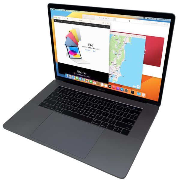 Apple MacBook Pro 15.4inch MPTR2J/A A1707 2017 USキー 選べるOS TouchBar TouchID [core i7 7700HQ 16G 512G 無線 カメラ 15.4 Space Gray] :アウトレットsub_image3