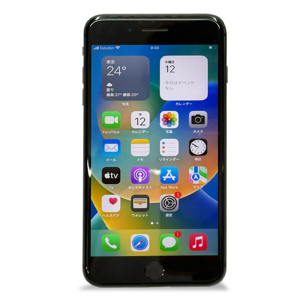 【SIMロック解除済】Apple iPhone8 Plus  MQ9K2J/A A1898 au 本体 64GB Retina TouchID [A11  5.5インチ iOS16.7.11 スペースグレイ]:アウトレットsub_image2