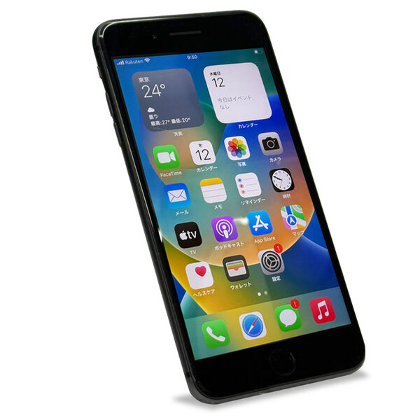 【SIMロック解除済】Apple iPhone8 Plus  MQ9K2J/A A1898 au 本体 64GB Retina TouchID [A11  5.5インチ iOS16.7.11 スペースグレイ]:アウトレットsub_image3