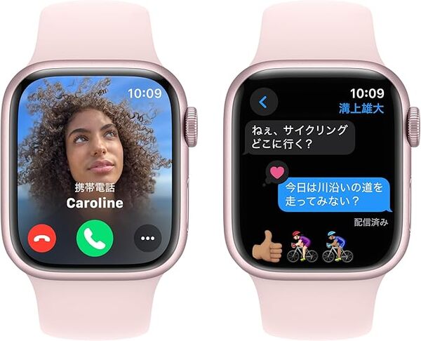 【中古】Apple Watch Series 9(GPS+CELL)41mm MR933J/A A2982　アルミニウムケース+スポーツバンド(S/M)  アップルウォッチ ピンク:良品sub_image4