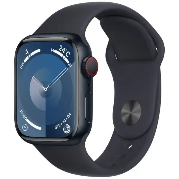 【中古】Apple Watch Series 9 MR9A3J/A A2984 GPS 45mmミッドナイトアルミニウムケース+ミッドナイトスポーツバンド M/L:良品sub_image2