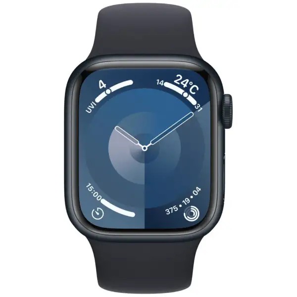 【中古】Apple Watch Series 9 MR9A3J/A A2984 GPS 45mmミッドナイトアルミニウムケース+ミッドナイトスポーツバンド M/L:良品sub_image3