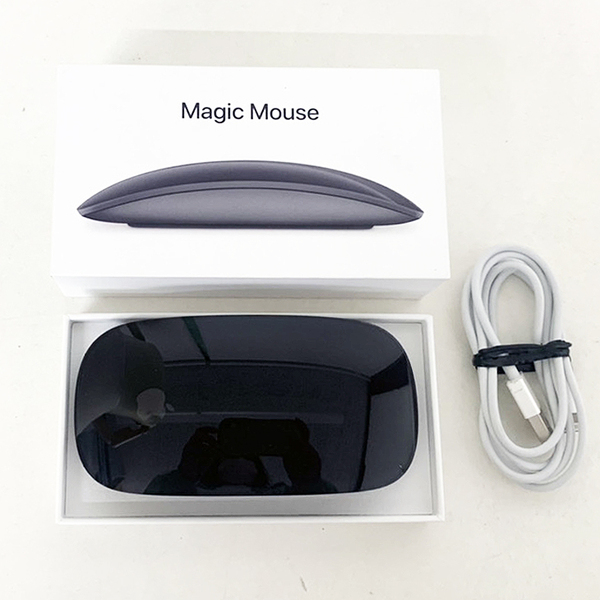 Apple アップル 純正 Magic Mouse2 マジックマウス2 MRME2J/A A1657 ワイヤレスマウス マルチタッチ Bluetooth スペースグレイ 中古sub_image2