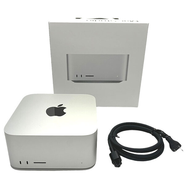 【未開封パソコン】Apple Mac Studio MJMV3J/A A2615 M1 Max 2022 小型デスク 選べるOS [Apple M1 Max 10コア 24コアGPU 32GB 512GB 無線 BT シルバー ]:未開封sub_image6