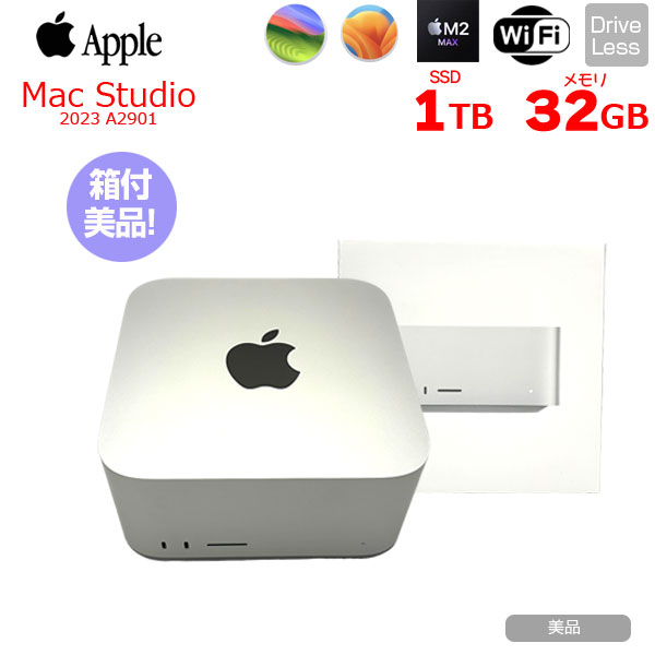 Apple Mac Studio MQH73J/A A2901 M2 Max 2023 小型デスク