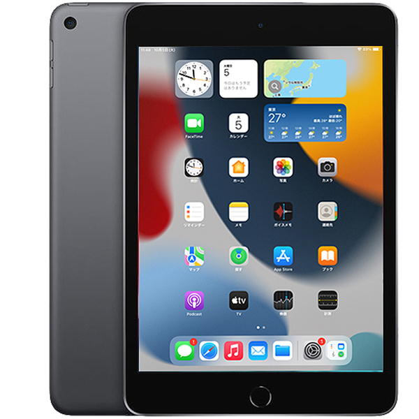 【中古iPad】Apple iPad mini5 MUQW2J/A A2133 第5世代 Wi-Fi 64GB 2019年春モデル 選べるカラー [ A12 64GB(SSD) 7.9 OS 15.6.1 スペースグレイ ] :良品 中古 本体sub_image2