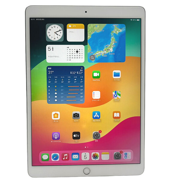 Apple iPad Air3 Retina  Wi-Fiモデル 64GB A2152 MUUK2J/A  [Apple A12 64GB 10.5 iPadOS 17.6.1 シルバー ] :アウトレットsub_image2