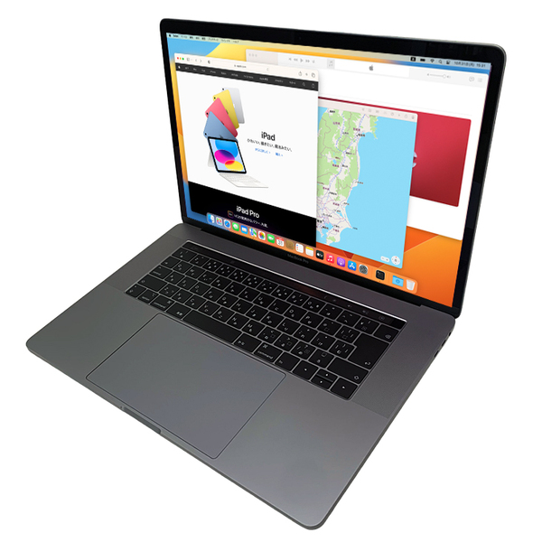 Apple MacBook Pro 15.4inch MV902J/A A1990 2019 選べるOS TouchBar TouchID [core i7 6コア16G 256GB 無線 BT カメラ 15.4インチ 純箱 Space Gray] :良品sub_image3