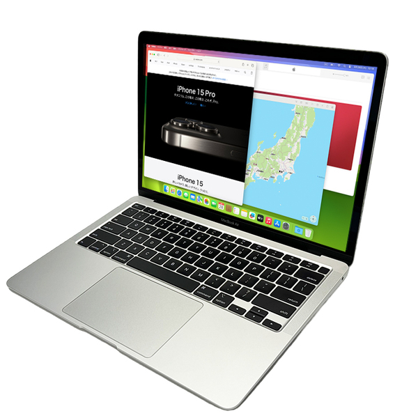 【中古パソコン】Apple MacBook Air 13.3inch MVH42J/A A2179 TouchID 2020 USキー 選べるOS [core i5 1030NG7 16GB SSD512GB カメラ 13.3 Silver ] :アウトレットsub_image3
