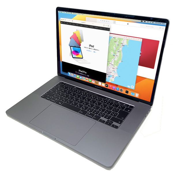 【中古パソコン 今だけ!8in1TypeCハブプレゼント】Apple MacBook Pro 16inch MVVJ2J/A A2141 2019 選べるOS TouchBar TouchID [core i7 9750H 16G 512G 無線 BT カメラ 16インチ 純箱 Space Gray]:アウトレットsub_image3