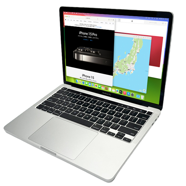 Apple MacBook Pro 13.3inch MWP82J/A A2251 2020 USキー 選べるOS TouchBar TouchID [core i7 1068NG7 32GB SSD2TB 無線 BT カメラ 13.3 Silver 純箱 ] :美品sub_image3