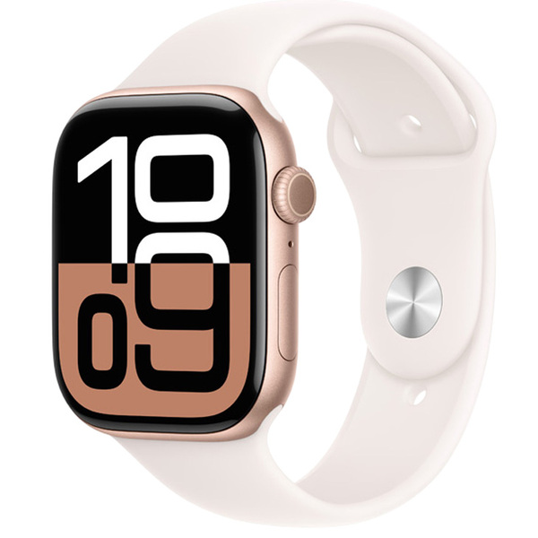 【美品】Apple Watch 10 (GPSモデル)42mm MWWH3J/A　A2997 [:ローズゴールドアルミニウムケース ライトブラッシュスポーツバンド] アップルウォッチ10 :美品sub_image2
