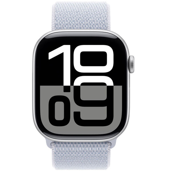 【中古】Apple Watch 10 (GPSモデル)46mm MWWN3J/A　A2999 [シルバーアルミニウムケース ブルークラウドスポーツループ 46mm] アップルウォッチ10:美品sub_image3