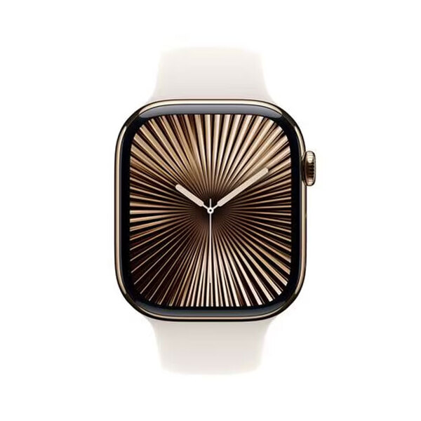 【中古 アップルウォッチ】Apple Watch 10(GPSモデル)46mm MWXY3J/A　A3003 [ゴールドチタニウムケース スターライトスポーツバンド] :美品sub_image3