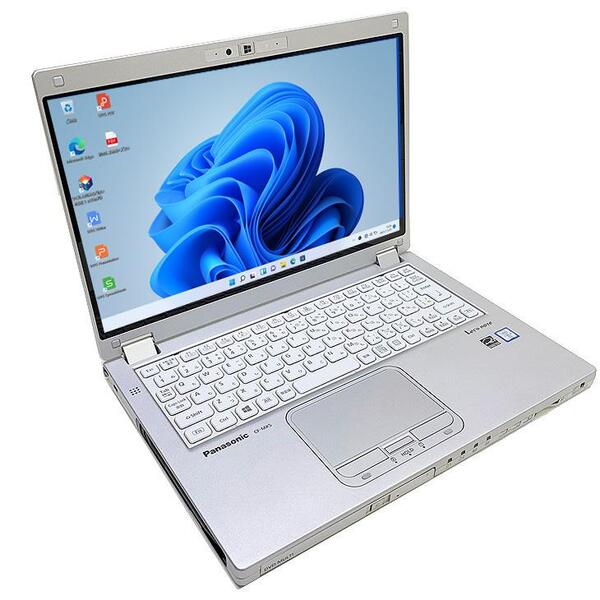 【マウス付】Panasonic CF-MX5 中古 レッツ カラー Office Win10 or Win11 2in1 ペン[Core i5 6300U 8GB 256G マルチ 無線 カメラ 12.5型] :訳あり(パッド×)sub_image2