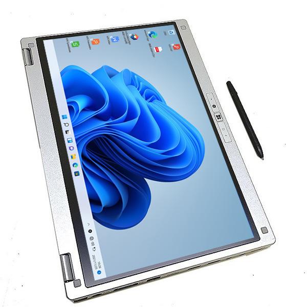 【マウス付】Panasonic CF-MX5 中古 レッツ カラー Office Win10 or Win11 2in1 ペン[Core i5 6300U 8GB 256G マルチ 無線 カメラ 12.5型] :訳あり(パッド×)sub_image3