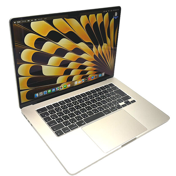 【中古パソコン】Apple MacBook Air 15.3inch MXD33J/A A3114 2024 選べるOS TouchID [Apple M3 8コア メモリ16GB SSD512GB 無線 BT カメラ 15.3 Starlight] :美品sub_image3