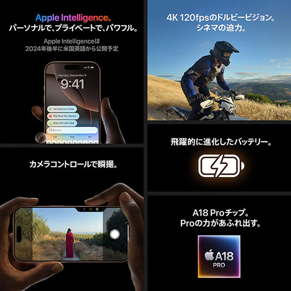 【箱付き美品】Apple iPhone16 ProMax MYWH3J/A A3295 SIMフリー 本体 256GB SuperRetinaXDR FaceID [A18Pro 256GB 6.9インチ iOS26 ホワイトチタニウム]:美品sub_image3